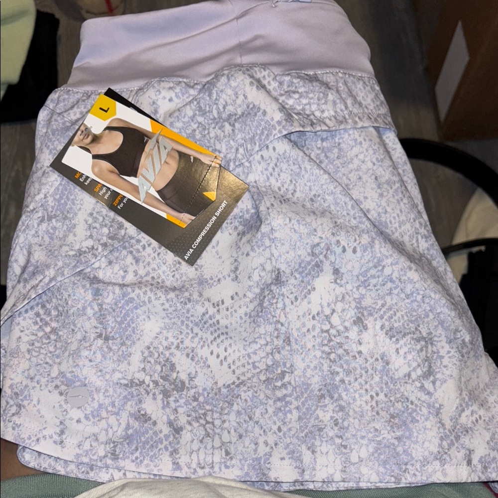 Athletica Gray Patterned Skirt